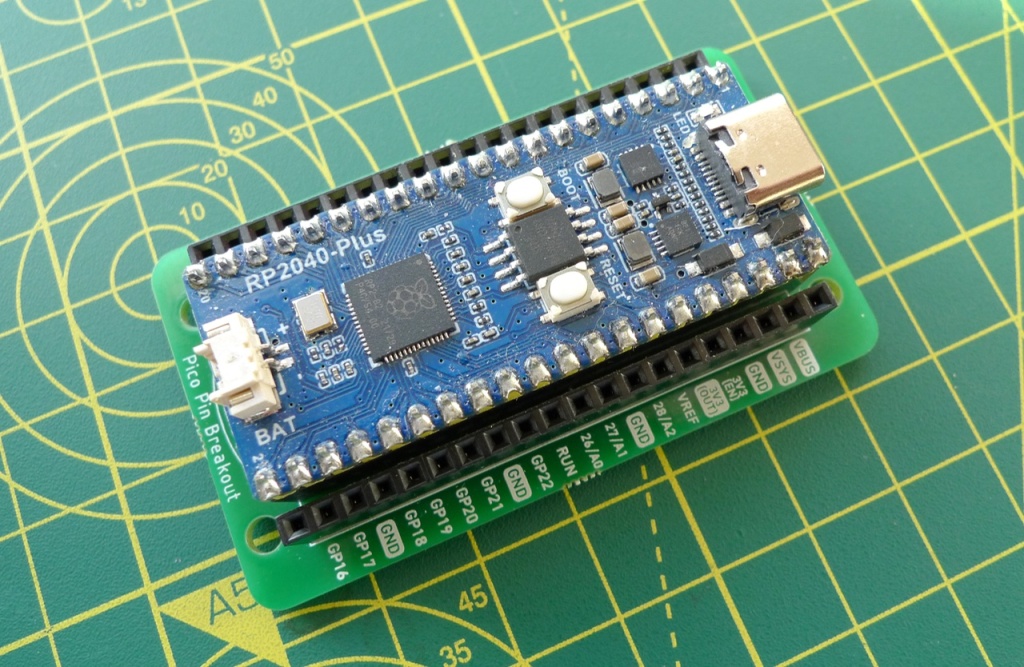The Kitronics Pico Pin Breakout makes all the Pico's pins highly visible